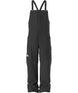 MFreedomBib-Black bib overalls with The North Face logo on a white background