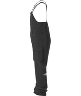 MFreedomBib-Black bib overalls with The North Face logo on a white background