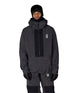 MGhost2.5LAnorak-Person wearing a gray jacket, pants, and hat with a logo on a white background