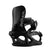 MGhostFase-Black snowboard binding with black accents on a white background