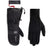 MGore-texSmarty3-in-1GauntletMitt-Black gloves with a strap and buckle on a white background