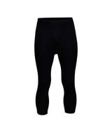 MHeavyweightGridFleece3_4Bottom-Black leggings on a white background