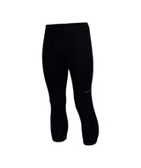 MHeavyweightGridFleece3_4Bottom-Black leggings on a white background