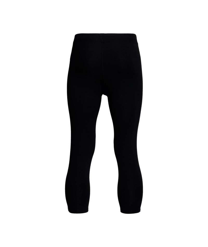MHeavyweightGridFleece3_4Bottom-Black leggings on a white background