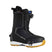 MHighshotStepOnSBBoot- Black snowboard boot on a white background