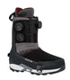MHighshotXProStepOnSnowboardBoots-Black and gray Burton snowboard boot on a white background