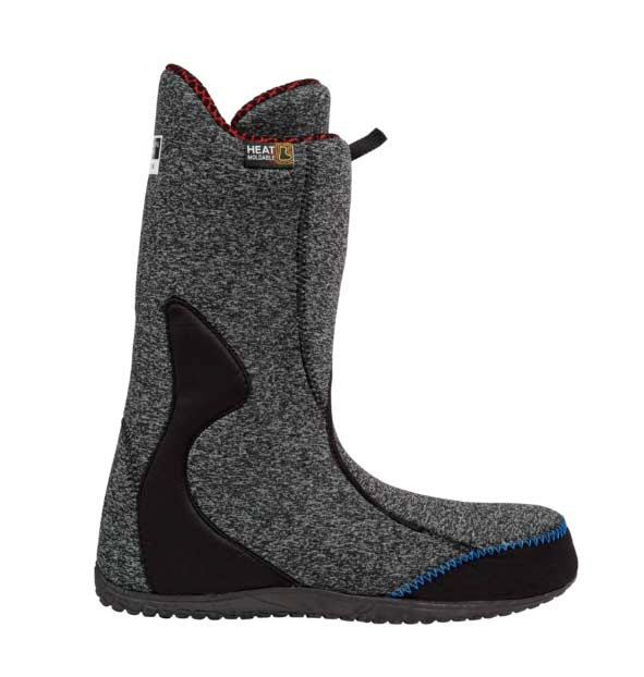 MHighshotXProStepOnSnowboardBoots-Black and gray Burton snowboard boot on a white background
