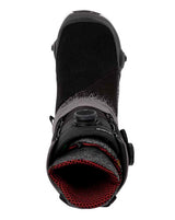 MHighshotXProStepOnSnowboardBoots-Black and gray Burton snowboard boot on a white background