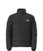 MHydrenaliteDownJacket-Black puffer jacket with The North Face logo on a white background