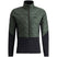 MInfinityHybridInsulatedJacket- A men's quilted jacket in dark green and black, featuring a diamond-quilted pattern on the upper body and sleeves, solid black lower panels, and a black zipper. The brand 'Subt' is embroidered on the left chest.