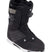 MJudge-Black and white snowboard boot on a white background