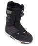 MJudge-Black and white snowboard boot on a white background