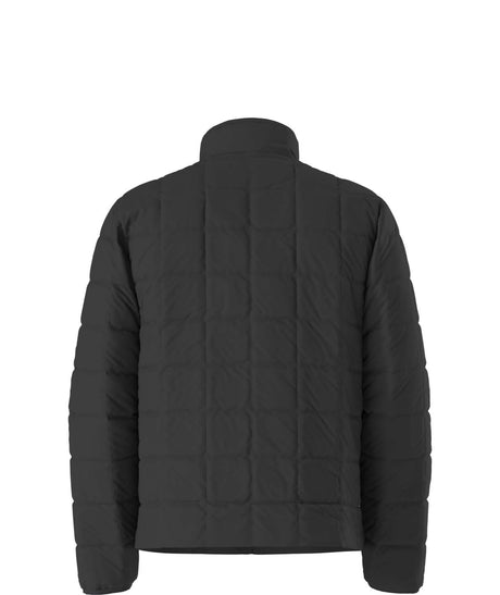 MJunctionInsulatedJacket- Black jacket with a white North Face logo on a white background
