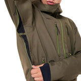 MKendallRCShellJacket2.0-Green jacket with a hood on a white background