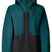 MKnightJacket-Two-tone teal and black jacket on a white background