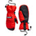 MLanderMitt-Red and black mittens with a visible brand logo on a white background