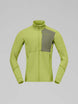 Lofoten Warm2 Jacket- Green jacket on a gray background