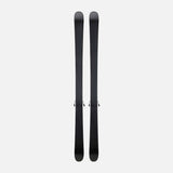 MMENACE80-A pair of Dynastar skis with a purple and pink gradient, shown vertically against a light gray background.