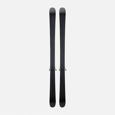 MMENACE80-A pair of Dynastar skis with a purple and pink gradient, shown vertically against a light gray background.