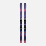 MMENACE80-A pair of Dynastar skis with a purple and pink gradient, shown vertically against a light gray background.