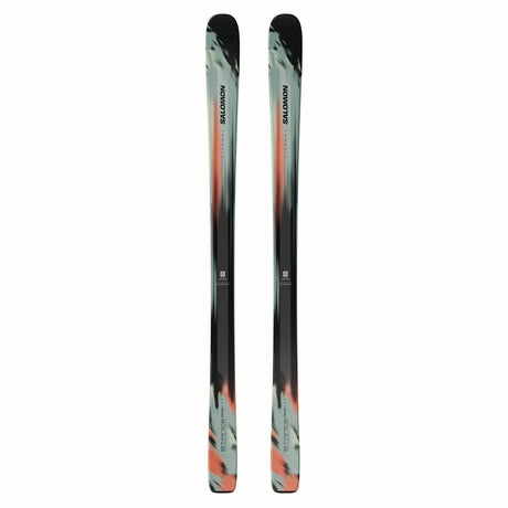 MNSTANCEPRO82- Two skis with a colorful design on a white background