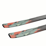 MNSTANCEPRO82-Two skis with a colorful design on a white background