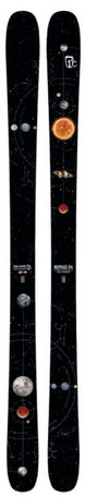 MNomad94- Black ski with a space graphic on a white background 
