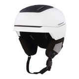 MOD5MIPS-White and black helmet with 'Oakley' branding on a white background