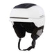 MOD5MIPS-White and black helmet with 'Oakley' branding on a white background
