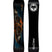MPROTOT3FR- Black snowboard with a bird on the top sheet and fully black base on a white background