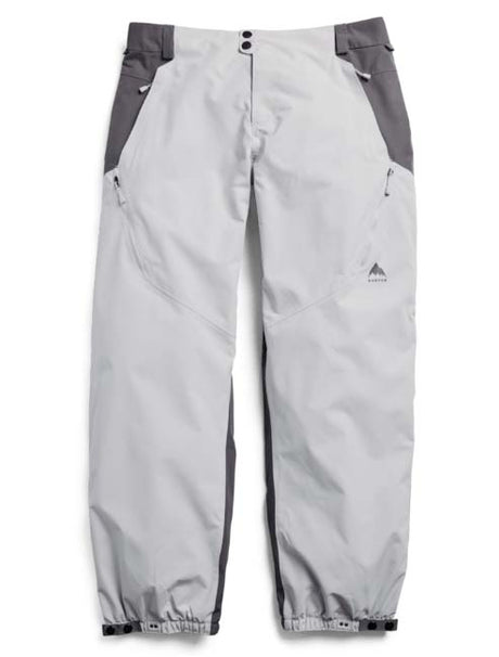 MReserve2LRelaxedPants-Gray pants with black accents on a white background