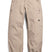 MReserve2LRelaxedPants-Beige pants with a brand logo on a white background