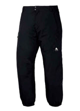 MReserve2LRelaxedPants-Black pants with a brand logo on a white background