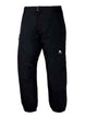 MReserve2LRelaxedPants-Black pants with a brand logo on a white background