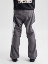MReserve2LRelaxedPants-Gray pants with black accents on a white background