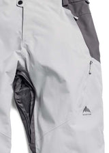 MReserve2LRelaxedPants-Gray pants with black accents on a white background