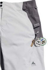 MReserve2LRelaxedPants-Gray pants with black accents on a white background