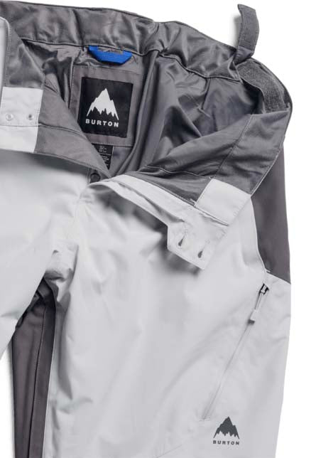 MReserve2LRelaxedPants-Gray pants with black accents on a white background