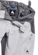 MReserve2LRelaxedPants-Gray pants with black accents on a white background