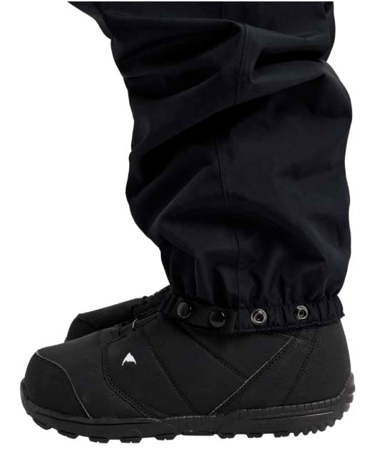 MReserve2LRelaxedPants-Black pants with a brand logo on a white background