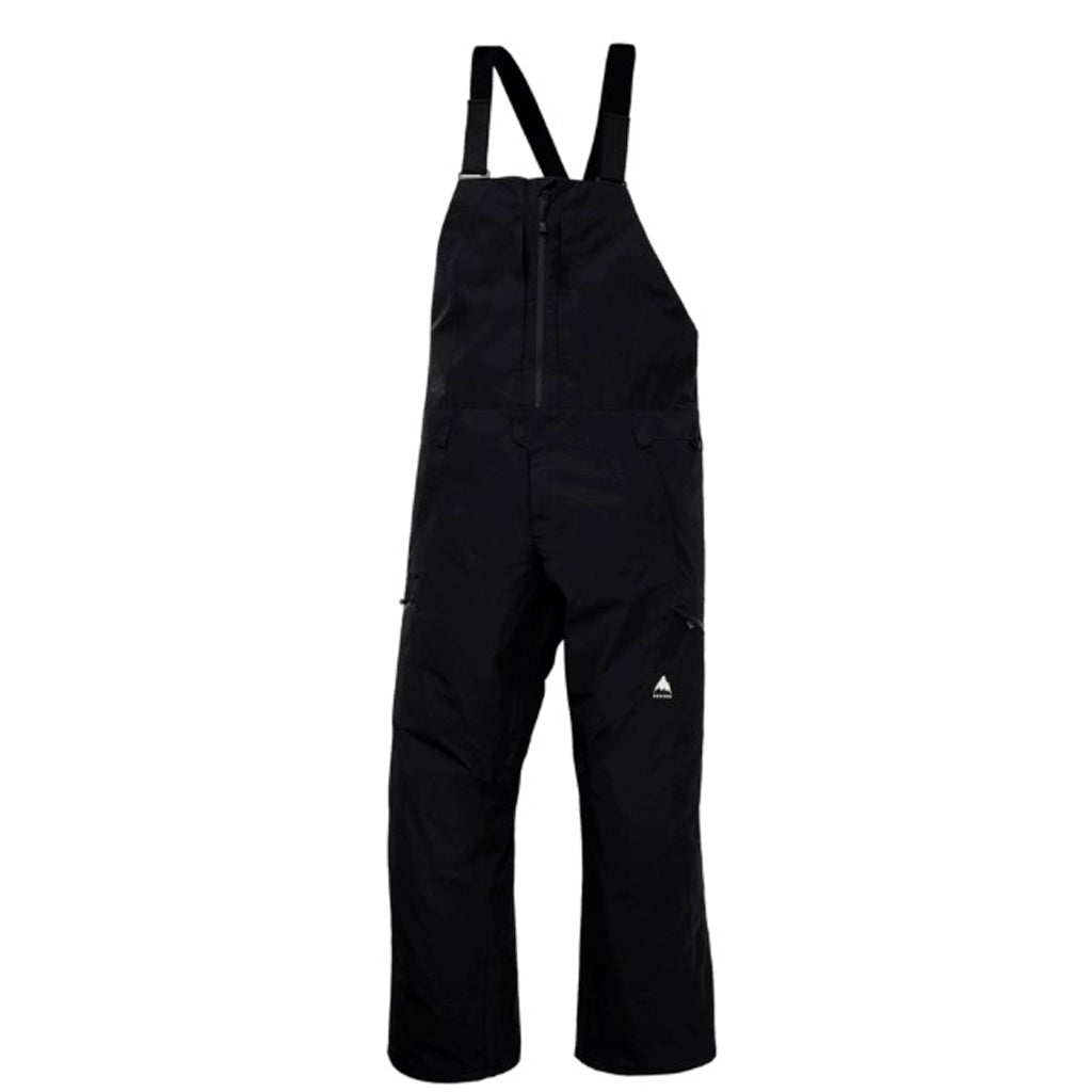 MReserveGORE-TEX2LBib-Black bib overalls on a white background