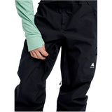 MReserveGORE-TEX2LBib-Black pants with a brand logo on a white background