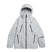 MReserveGORE-TEX2LInsulatedJacket-Light gray jacket with black zippers on a white background