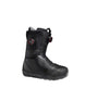 MRiftPro-Black snowboard boot with red accents on a white background