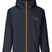 MRoswellJacket-Black jacket with orange zipper with branding on a white background