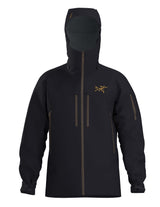 MRushJacket- A black full zip jacket on a white background