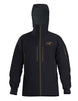 MRushJacket- A black full zip jacket on a white background