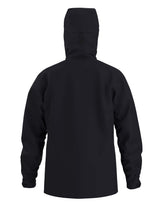 MRushJacket- A black full zip jacket on a white background