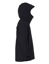 MRushJacket- A black full zip jacket on a white background