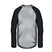MSkylinerCrewneck-Long-sleeve shirt with black sleeves and gray pattern on a white background